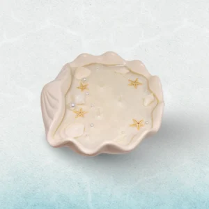 Large Wave Shell Candle