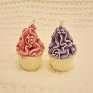 Mini Cupcake Beeswax Candles