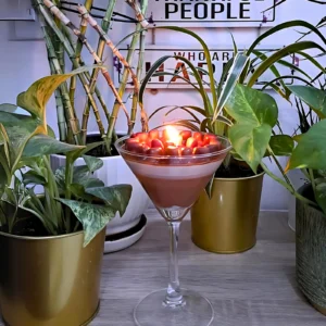 Chocolate Mocktail with Coffee beans